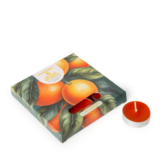 Mandarin & Orange Blossom Tealights by Candlelight Products Ltd - view 2