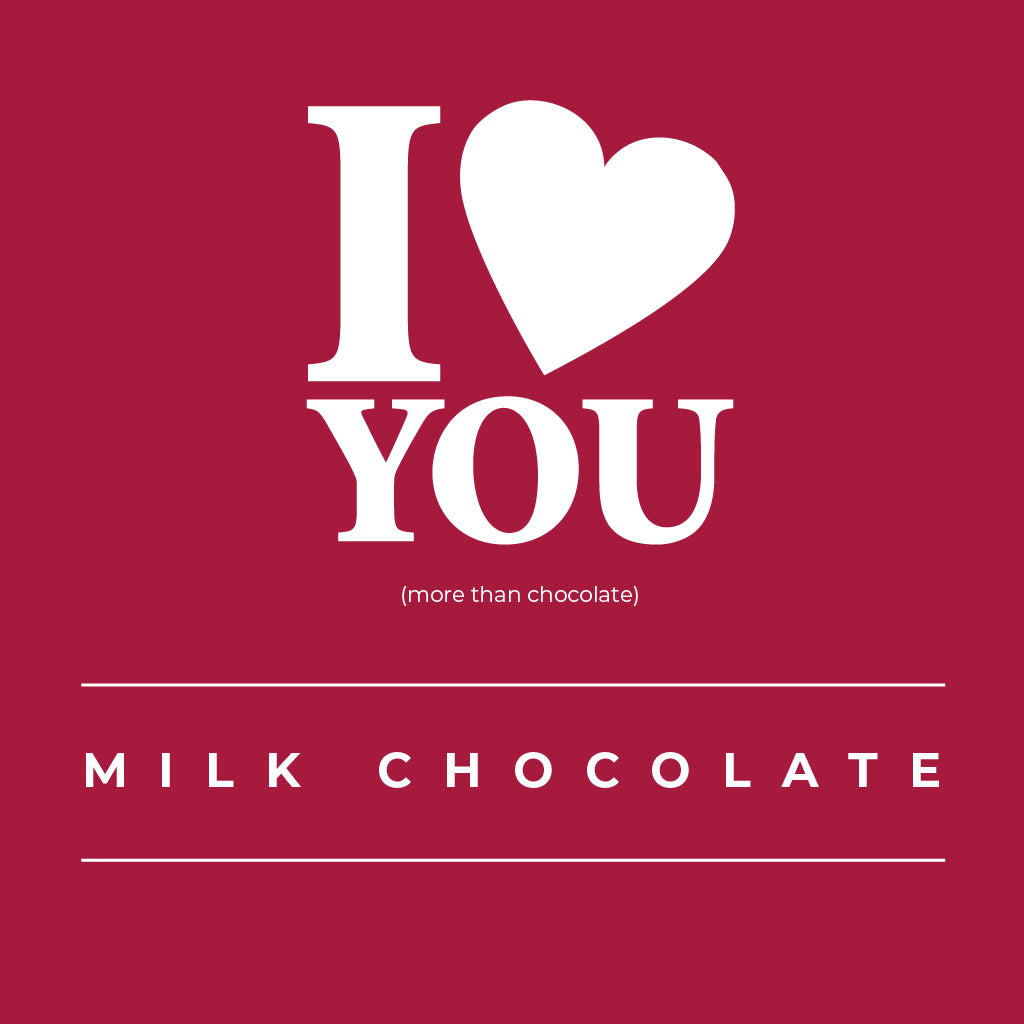 Tablette de chocolat au lait GNAW « I Love You »