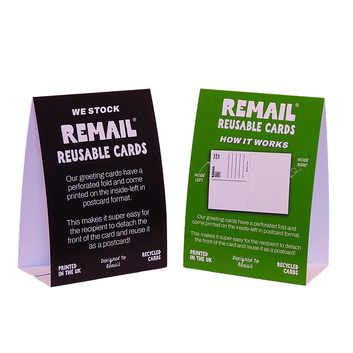 Remail Counter Display Sign (A6)