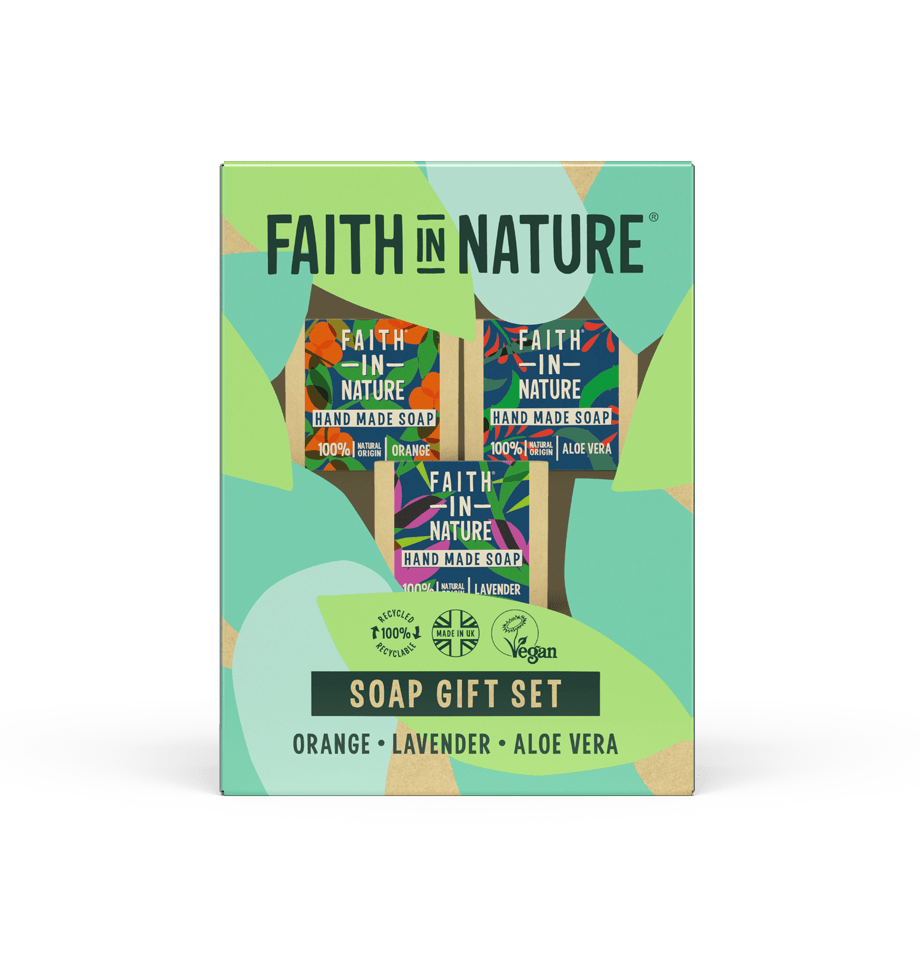 Faith in Nature Soap Stack Gift Set