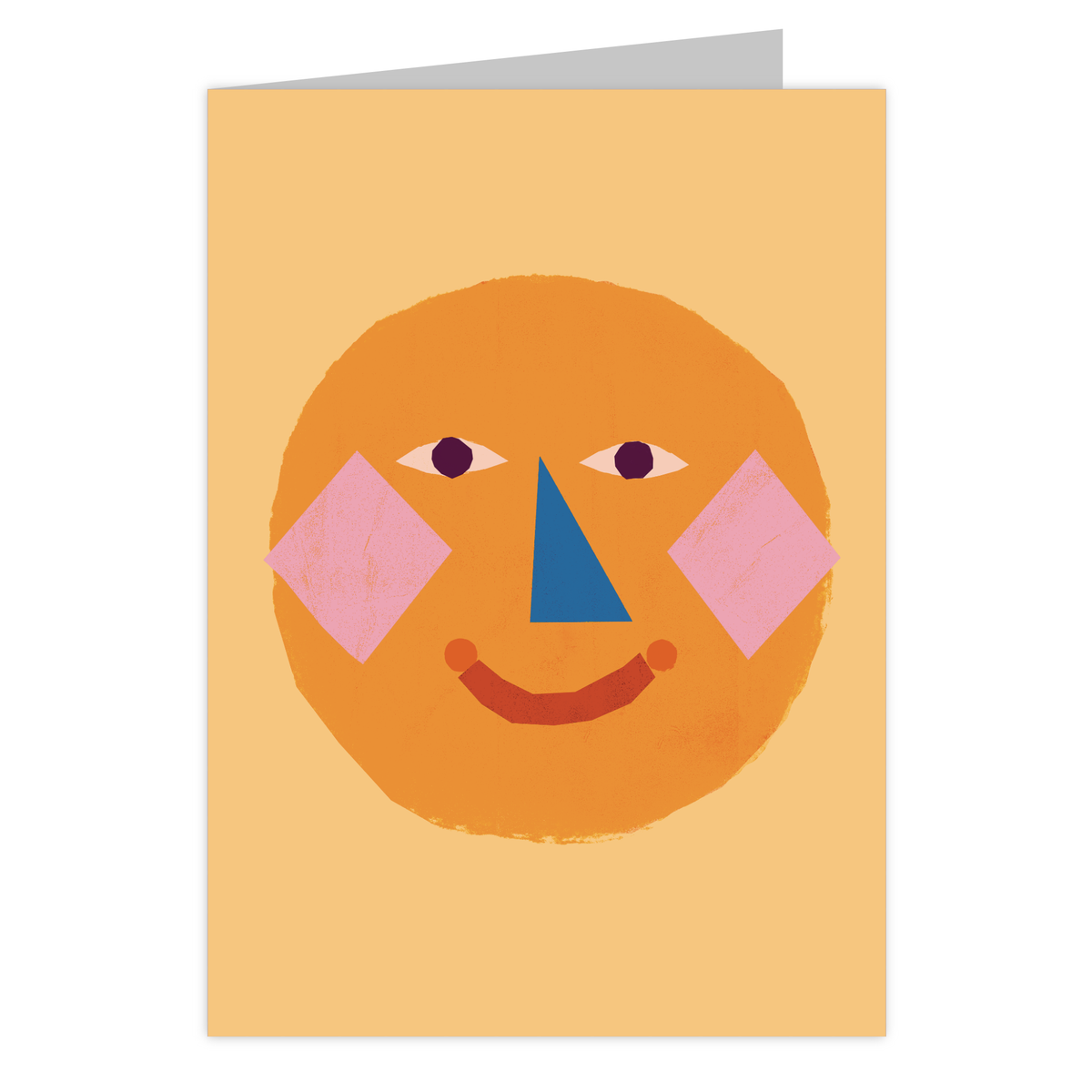 Front of the Le Soleil reusable greeting card
