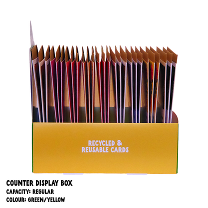 Remail Card Counter Display Box