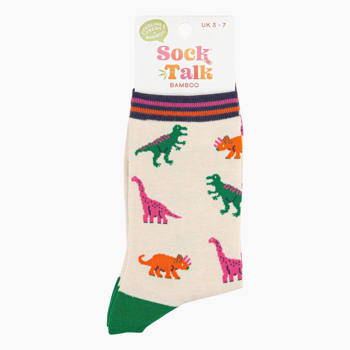 Dinosaur Bamboo Socks by Sock Talk - view 4