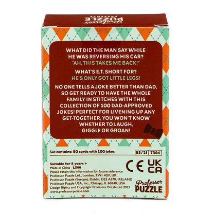 Dad Jokes Card Deck by Ginger Fox Games & Professor Puzzle - view 4