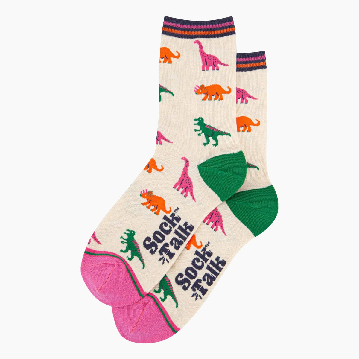 Dinosaur Bamboo Socks by Sock Talk - view 3