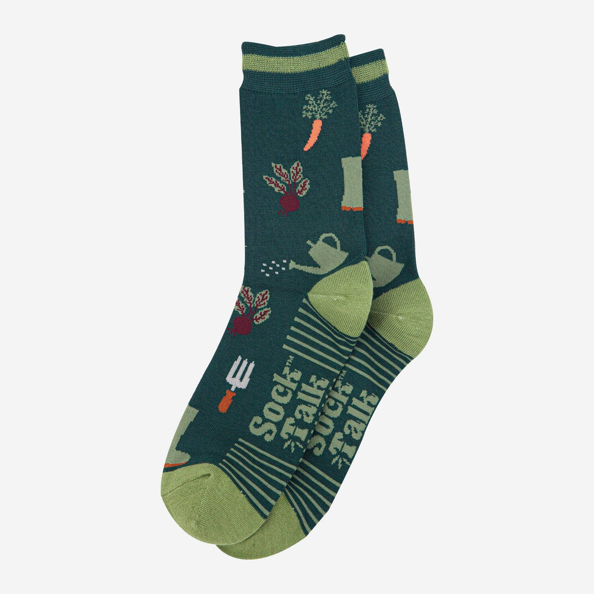 Forest Green Bamboo Socks by Sock Talk - view 3