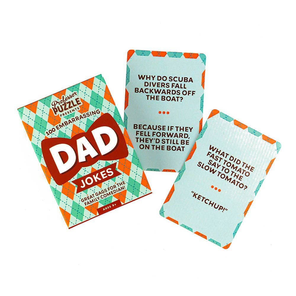 Dad Jokes Card Deck by Ginger Fox Games & Professor Puzzle - view 3