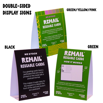 Remail Counter Display Sign (A6)