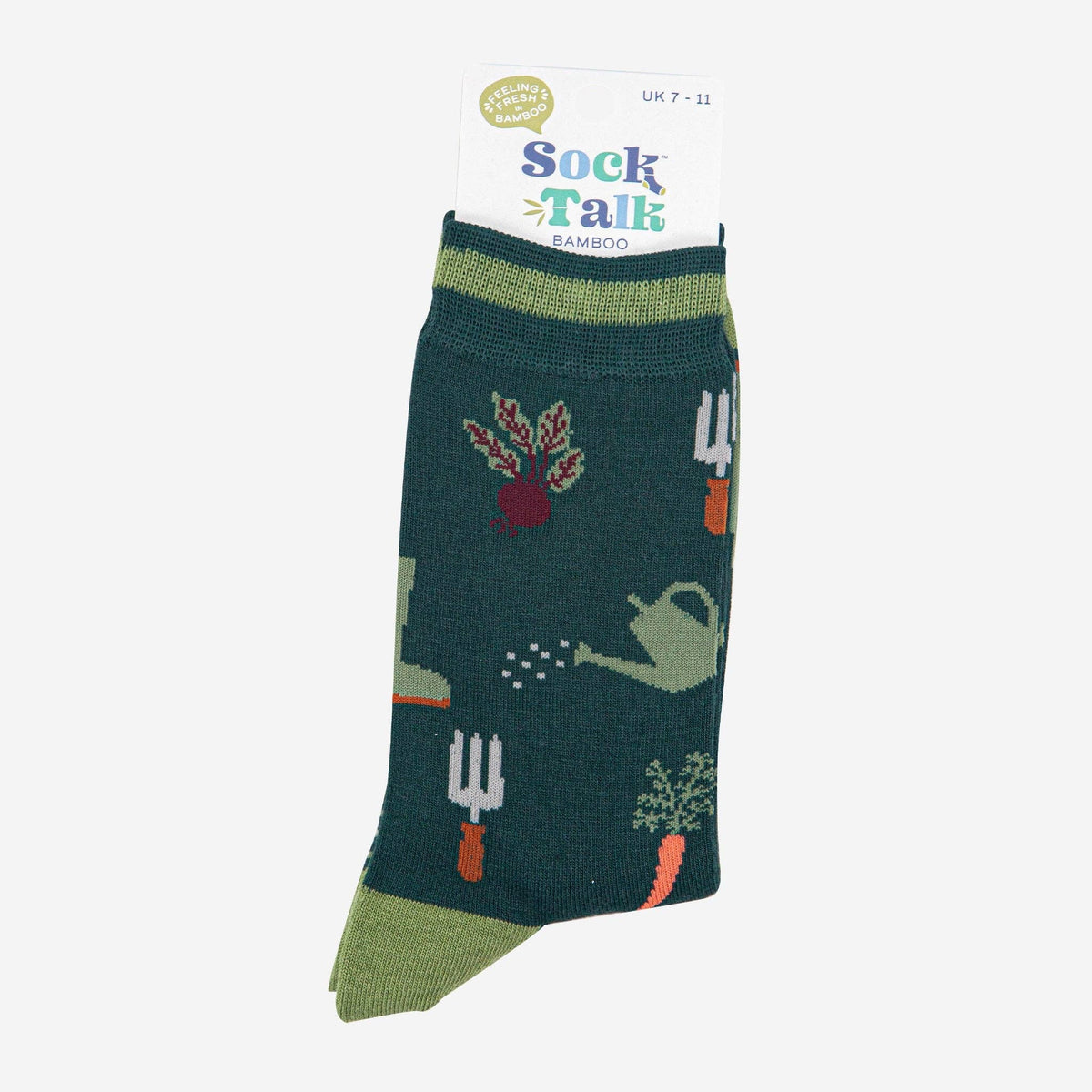 Forest Green Bamboo Socks by Sock Talk - view 4