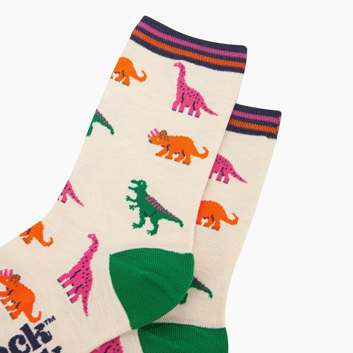 Dinosaur Bamboo Socks by Sock Talk - view 2