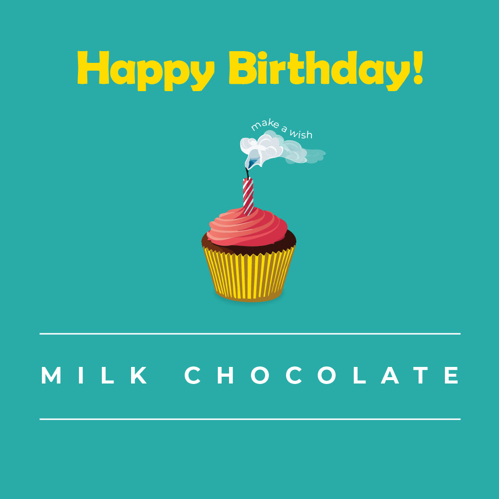 GNAW 'Happy Birthday' Milk Chocolate Bar
