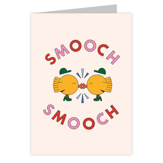 Front of the Smooch Smooch reusable love card